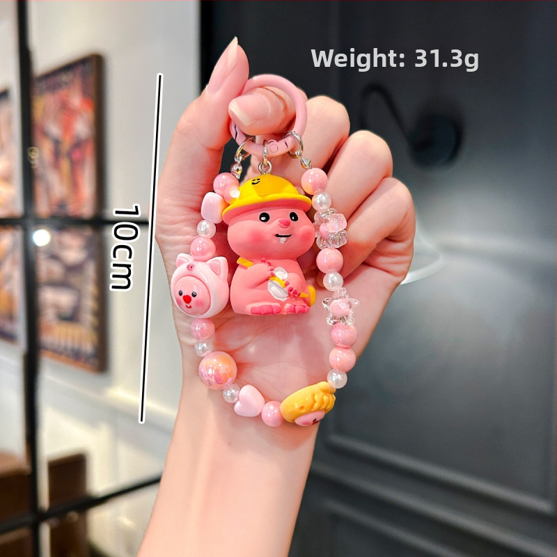 Κρεμαστό μπρελόκ - Ρητίνη με χάντρες, γλυκό στυλ, μάρκα Yiming, ατομικά συσκευασμένο