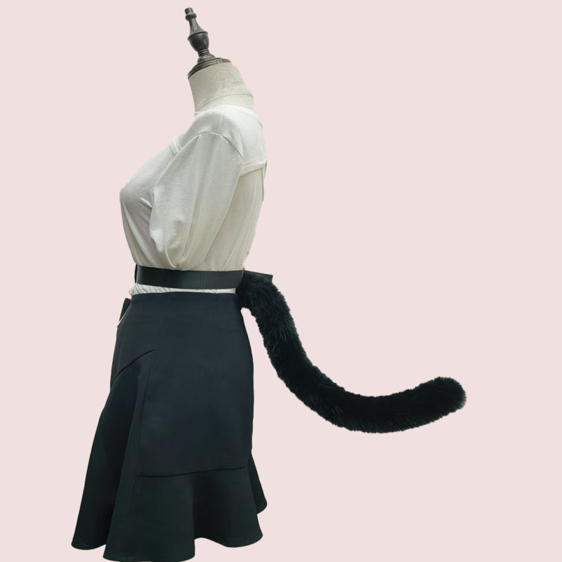 Rep lisice za cosplay – seksi, slatka životinjska rep, dodatak za kostim (Za odrasle, Zimsko izdanje 2025, Marka: Other)