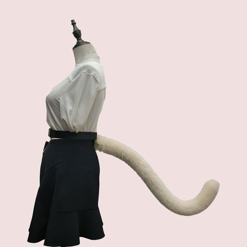 Rep lisice za cosplay – seksi, slatka životinjska rep, dodatak za kostim (Za odrasle, Zimsko izdanje 2025, Marka: Other)
