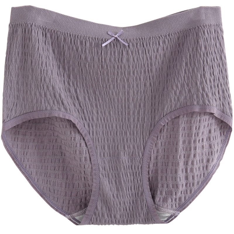 Plus veličine pamučne gaćice s visokim strukom, prozračné, pletene, udio pamuka 50–70%, 100% pamuk podstava u području prepona