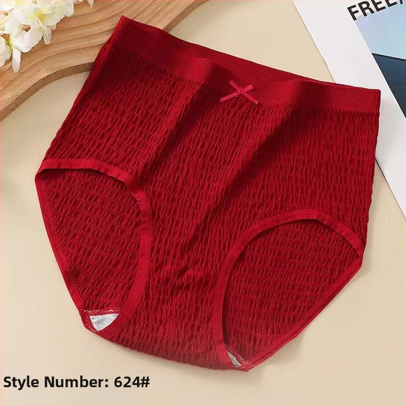 Plus veličine pamučne gaćice s visokim strukom, prozračné, pletene, udio pamuka 50–70%, 100% pamuk podstava u području prepona