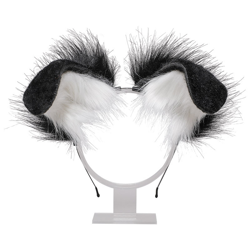 Ръчно изработено плюшено аксесоар за глава с уши на чудовище, карикатурен стил, унисекс