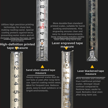 Nehrđajuća čelična mjeračka traka s šupljim dizajnom, vodootporna, otporna na padove, visoka preciznost, uz kućište