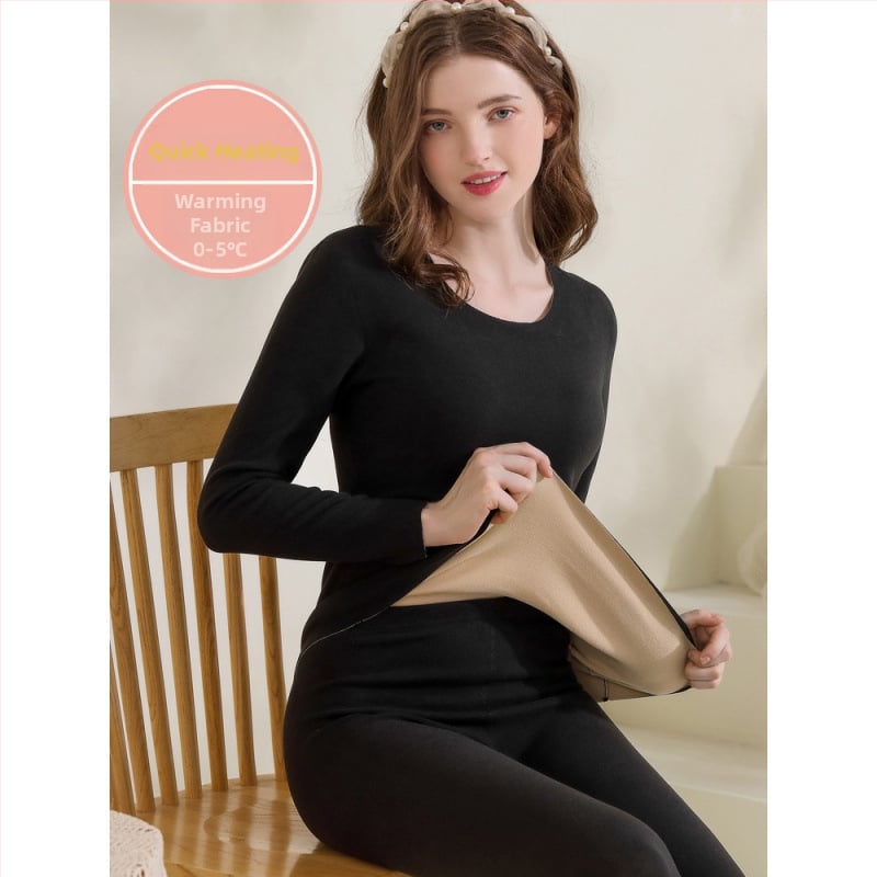 Termalni set donjeg rublja za muškarce i žene, vlakno za grijanje, pamukova baza, ekstra debeli materijal 501–600 g/m², velur podstava, dugi rukavi