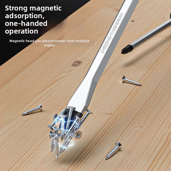 Πολυβιδική μαγνητική κατσαβίδα από Cr-V ατσάλι, με σταυροειδή κεφαλή, υψηλή σκληρότητα, ανθεκτική σε κρούσεις