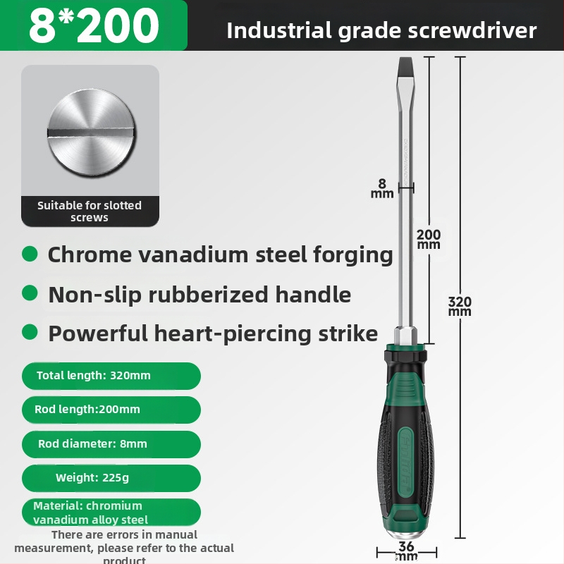 Πολυβιδική μαγνητική κατσαβίδα από Cr-V ατσάλι, με σταυροειδή κεφαλή, υψηλή σκληρότητα, ανθεκτική σε κρούσεις