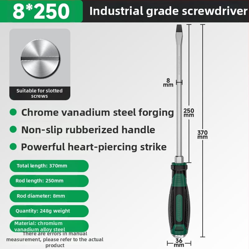 Πολυβιδική μαγνητική κατσαβίδα από Cr-V ατσάλι, με σταυροειδή κεφαλή, υψηλή σκληρότητα, ανθεκτική σε κρούσεις