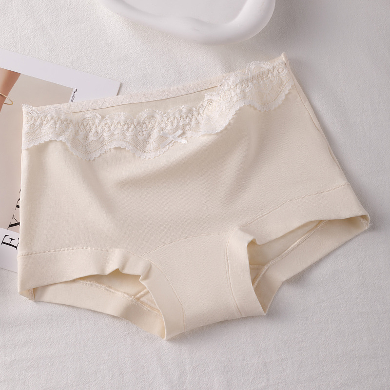 Boxer briefs за тийн момичета, антибактериални, проветриви, изцяло памучни, средна талия, гладка тъкан