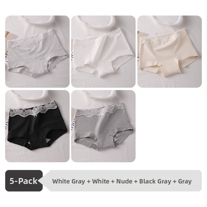 Boxer briefs за тийн момичета, антибактериални, проветриви, изцяло памучни, средна талия, гладка тъкан