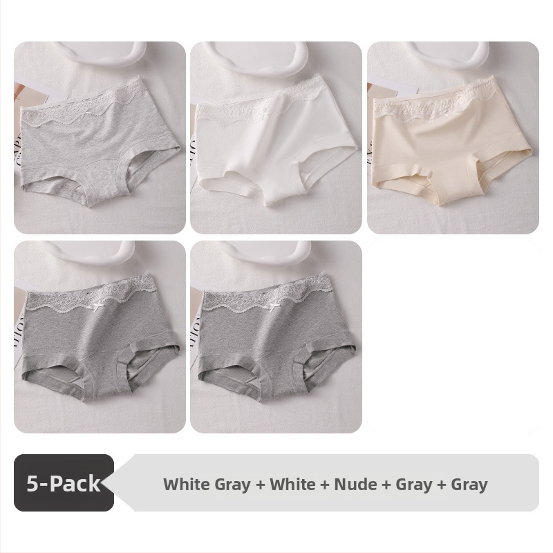 Boxer briefs за тийн момичета, антибактериални, проветриви, изцяло памучни, средна талия, гладка тъкан