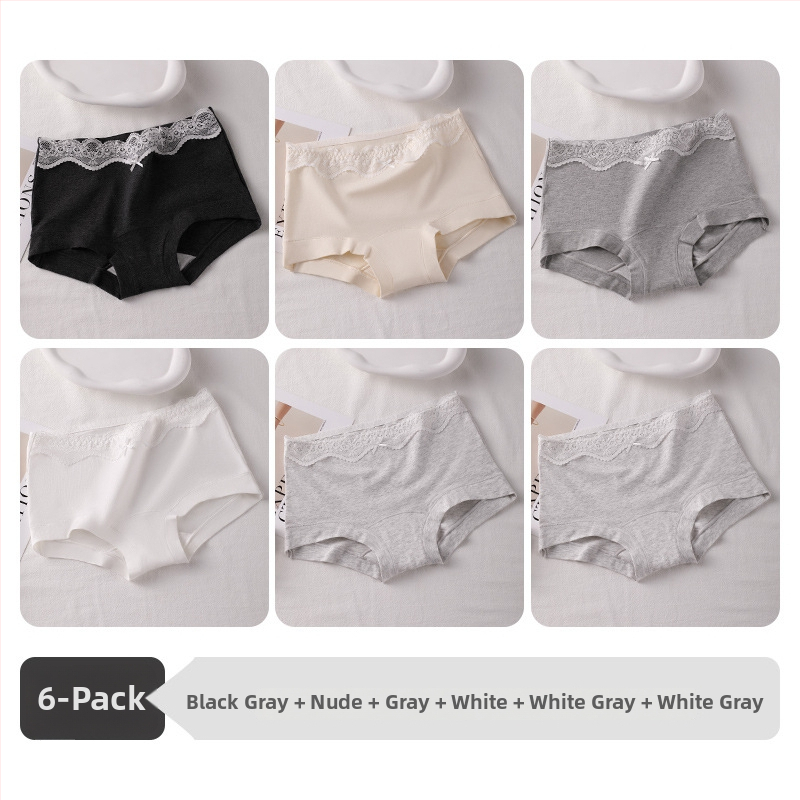 Boxer briefs за тийн момичета, антибактериални, проветриви, изцяло памучни, средна талия, гладка тъкан