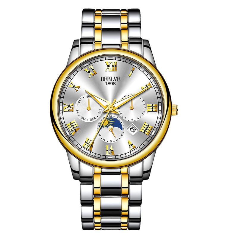 TERANV 733A vīriešu sporta kvarca pulkstenis ar gaismas funkciju un kalendāru, analogais displejs, 10 m ūdens izturība