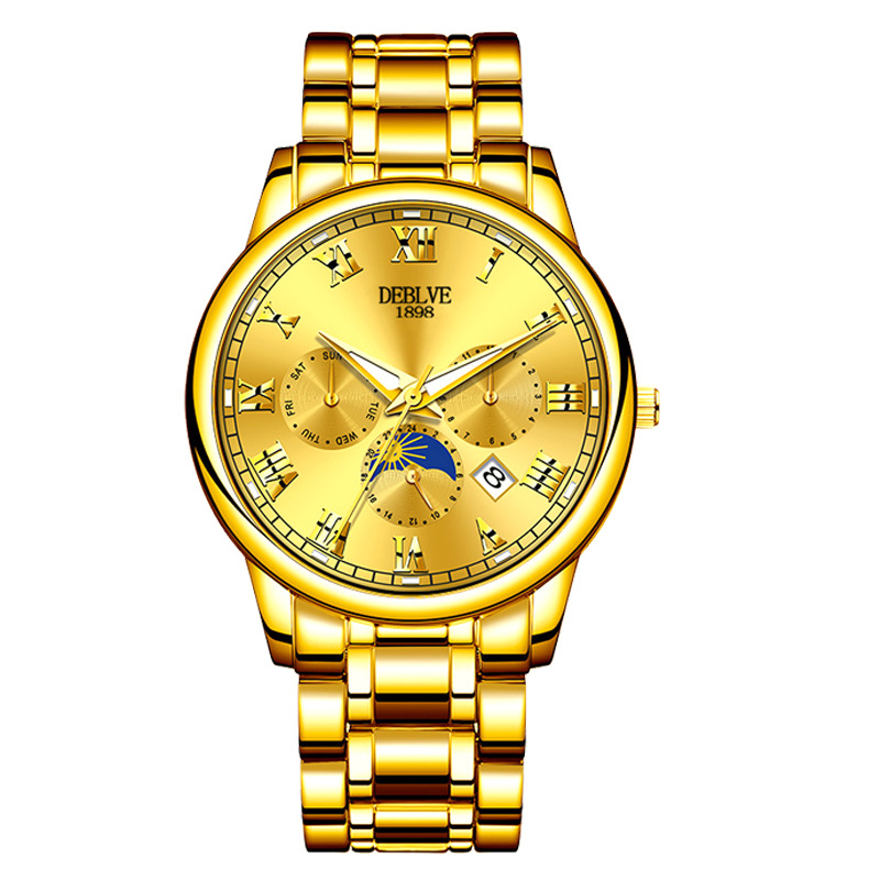 TERANV 733A vīriešu sporta kvarca pulkstenis ar gaismas funkciju un kalendāru, analogais displejs, 10 m ūdens izturība