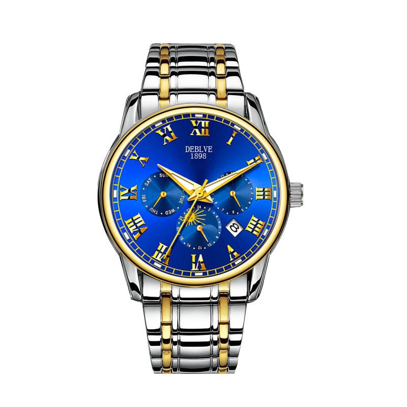 TERANV 733A vīriešu sporta kvarca pulkstenis ar gaismas funkciju un kalendāru, analogais displejs, 10 m ūdens izturība