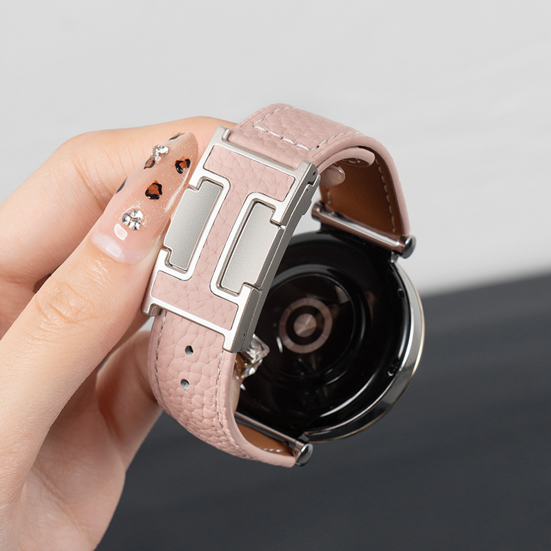 Brățară de ceas din piele autentică Huawei cu închidere magnetică, compatibilă universal cu GT4/GT5/GT6 și Watch5