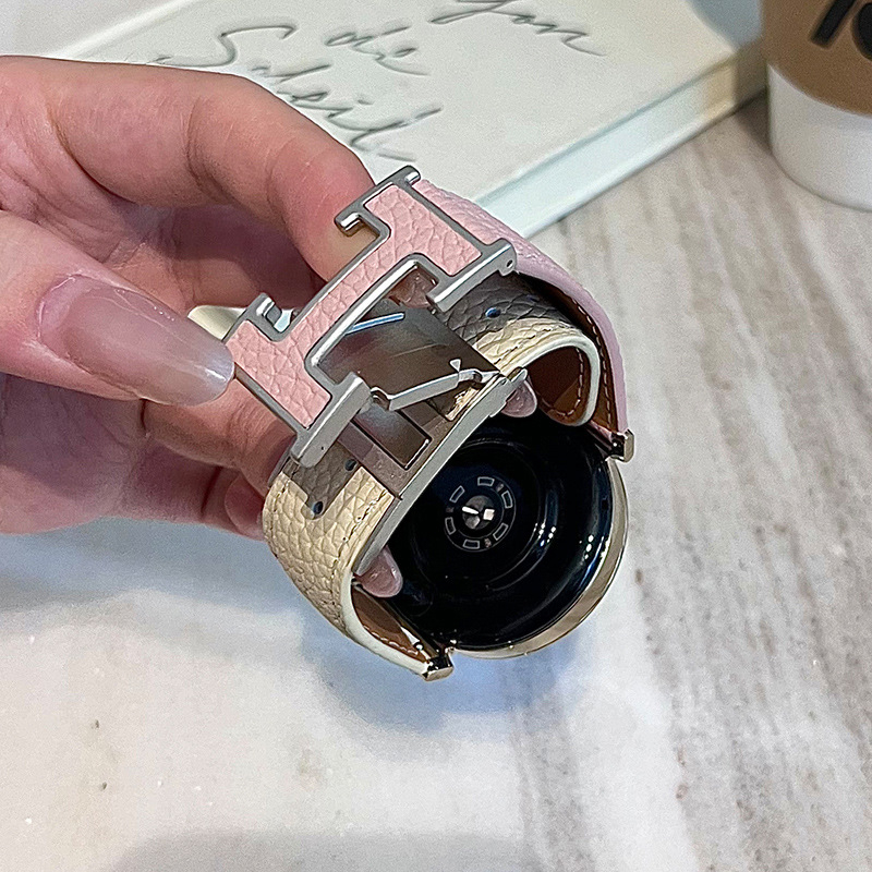 Brățară de ceas din piele autentică Huawei cu închidere magnetică, compatibilă universal cu GT4/GT5/GT6 și Watch5