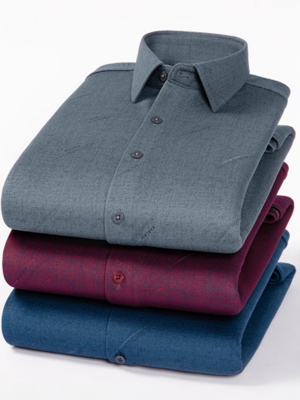 Meeste villane ruuduline särk, ruudukujuline krae, pikkade varrukatega (Talvine paksus; Polüester 71–80%)