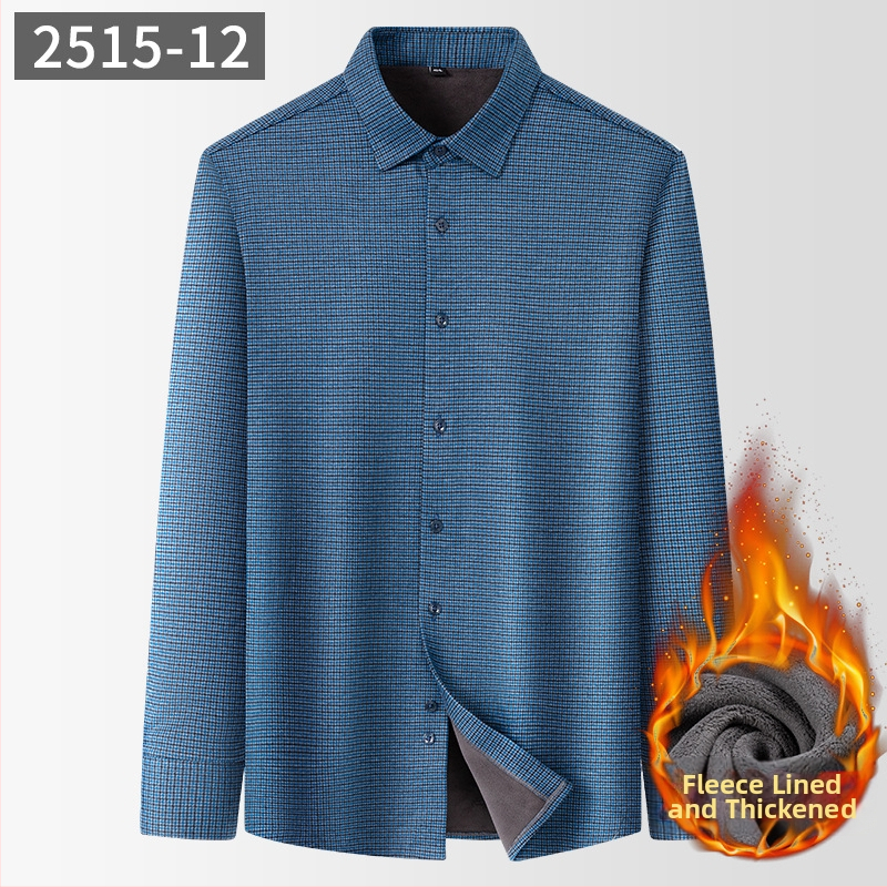 Meeste villane ruuduline särk, ruudukujuline krae, pikkade varrukatega (Talvine paksus; Polüester 71–80%)