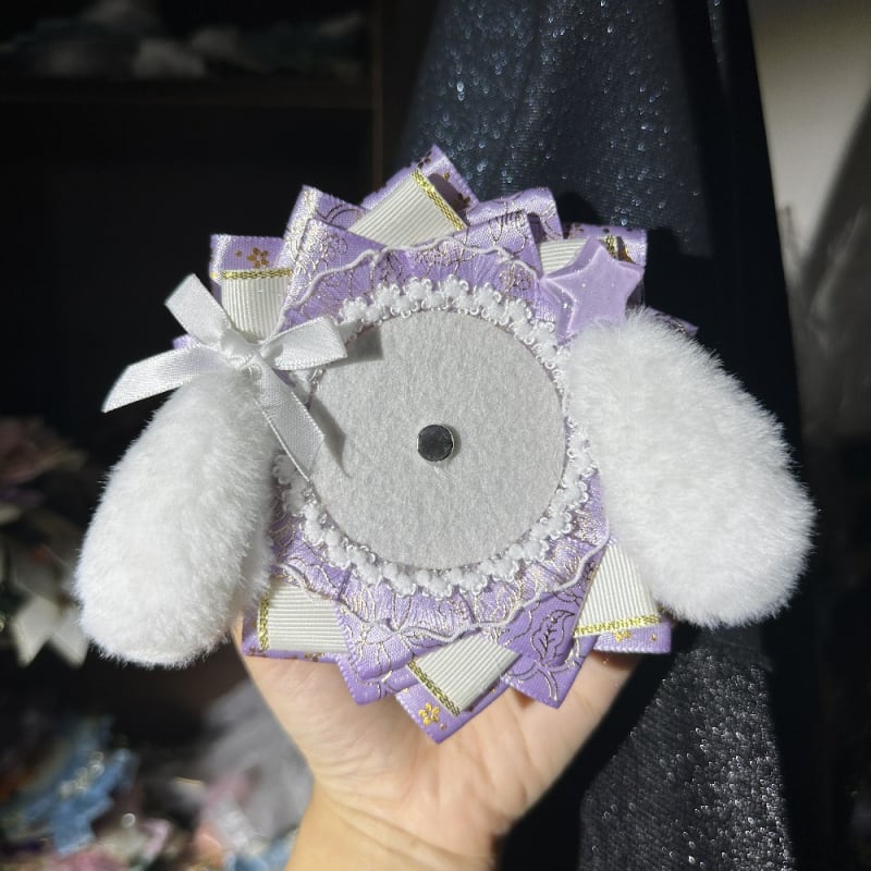 Пластмасова брошка с анимационни животни, принт, двойна употреба.