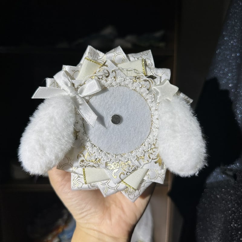 Пластмасова брошка с анимационни животни, принт, двойна употреба.