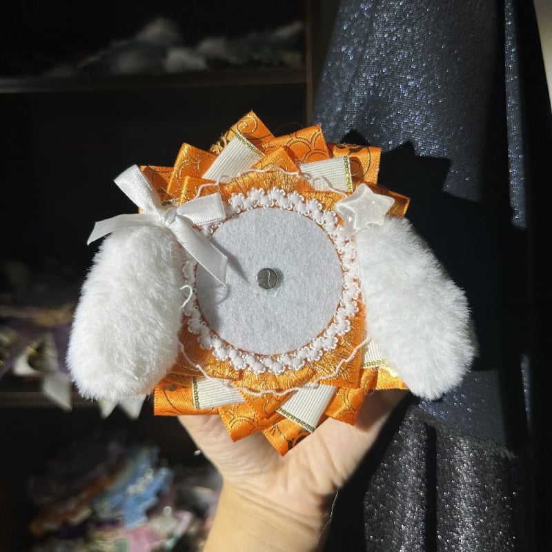 Пластмасова брошка с анимационни животни, принт, двойна употреба.