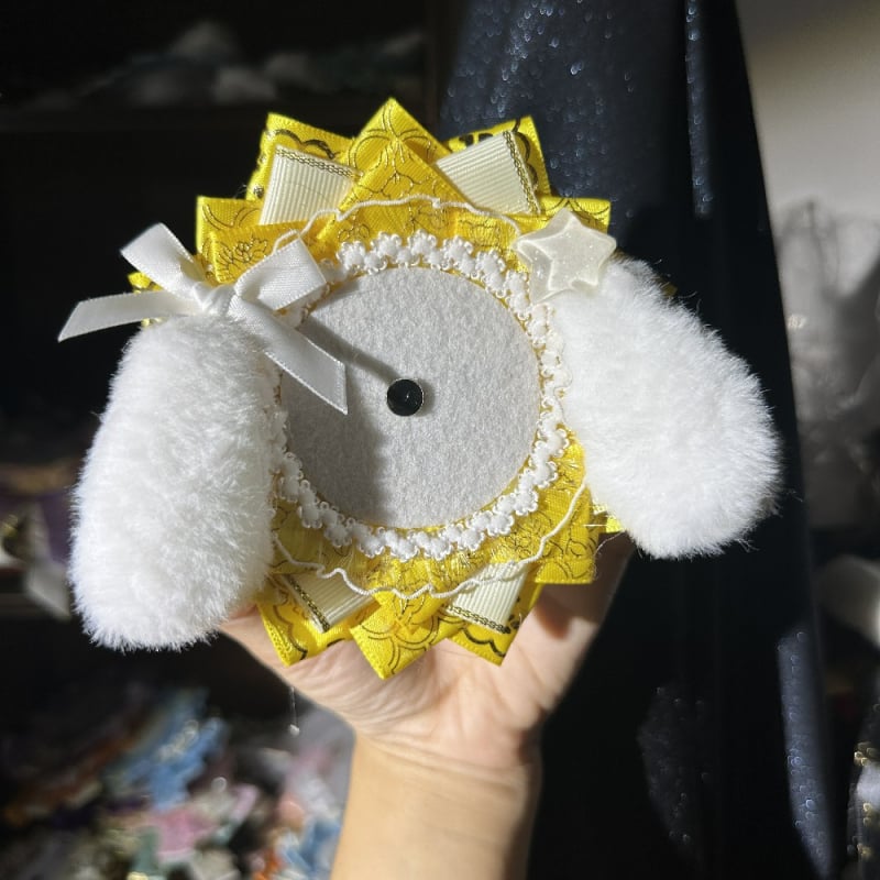 Пластмасова брошка с анимационни животни, принт, двойна употреба.