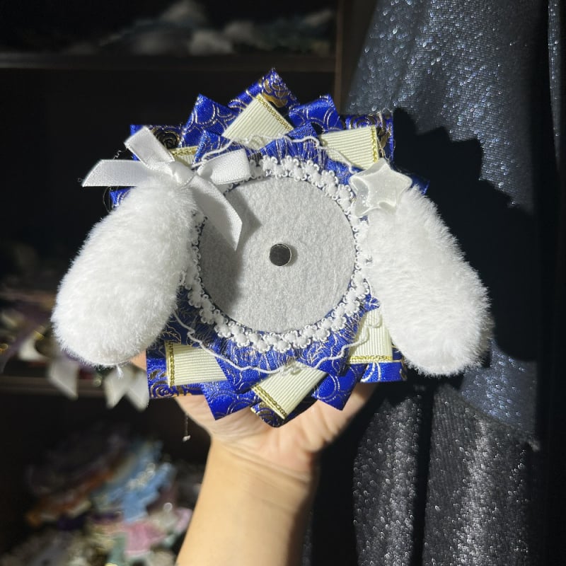 Пластмасова брошка с анимационни животни, принт, двойна употреба.