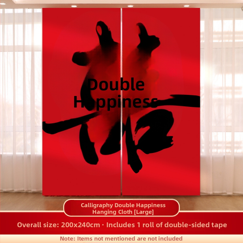 Esküvői reggeli köntös fotózáshoz és eljegyzési dekorációhoz – függő vászon falidekor (Anyag: Függő vászon; Importált: Nem; Márka: Kintoma; Kategória: Boldog szó)