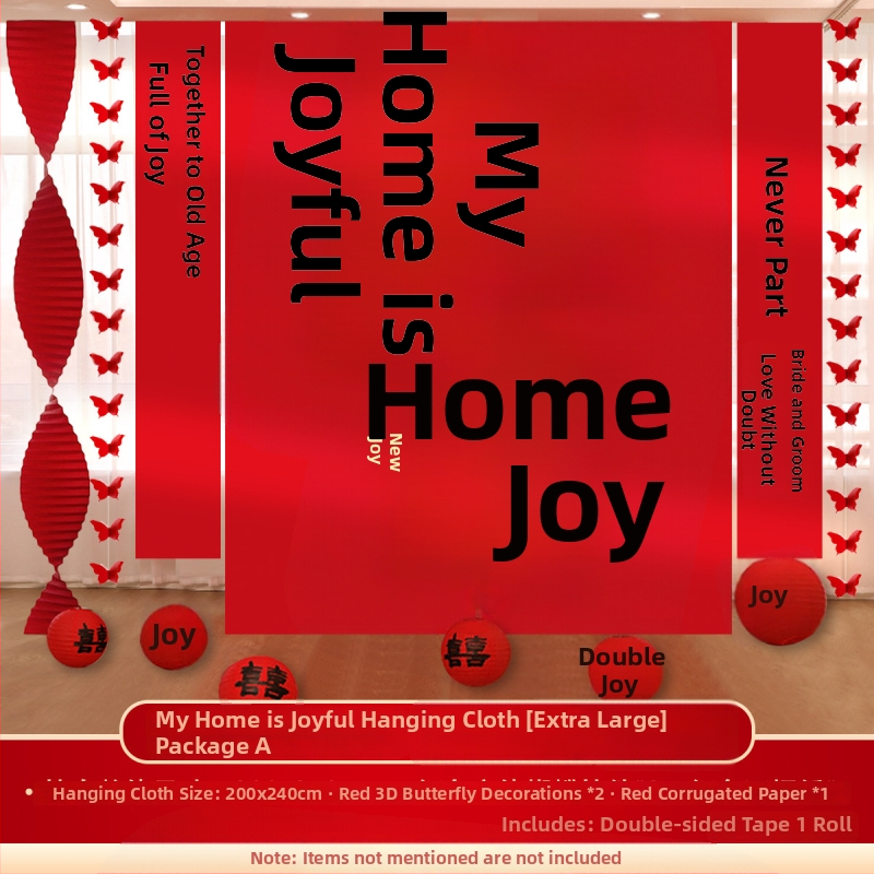 Esküvői reggeli köntös fotózáshoz és eljegyzési dekorációhoz – függő vászon falidekor (Anyag: Függő vászon; Importált: Nem; Márka: Kintoma; Kategória: Boldog szó)