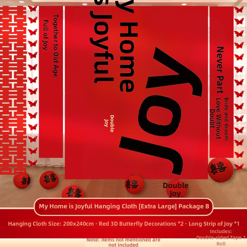 Esküvői reggeli köntös fotózáshoz és eljegyzési dekorációhoz – függő vászon falidekor (Anyag: Függő vászon; Importált: Nem; Márka: Kintoma; Kategória: Boldog szó)