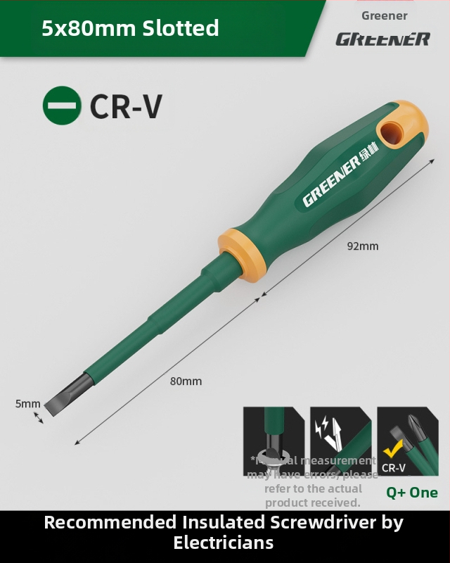 Κατσαβίδι με σταυροειδή κεφαλή για ηλεκτρολόγους, πλαστική λαβή