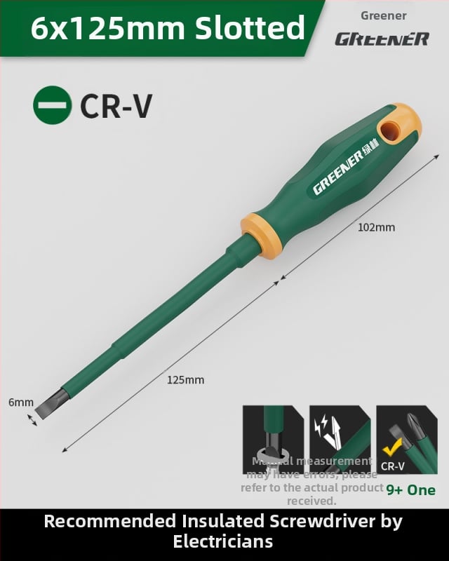 Κατσαβίδι με σταυροειδή κεφαλή για ηλεκτρολόγους, πλαστική λαβή