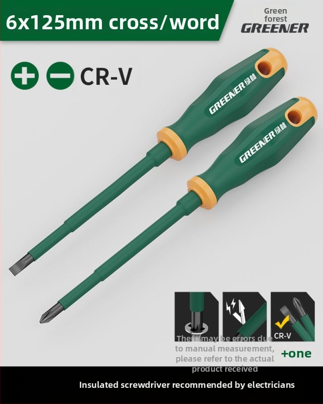 Κατσαβίδι με σταυροειδή κεφαλή για ηλεκτρολόγους, πλαστική λαβή