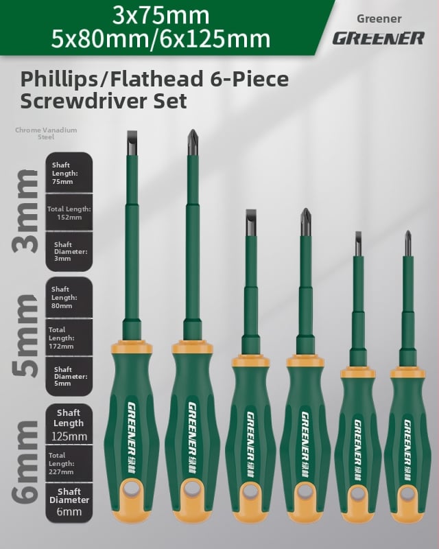 Κατσαβίδι με σταυροειδή κεφαλή για ηλεκτρολόγους, πλαστική λαβή