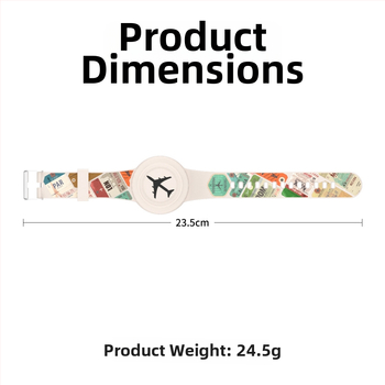 Κάλυμμα λουριού από σιλικόνη για Apple AirTag – Αδιάβροχο, χαριτωμένο στυλ κινούμενο σχέδιο, χύτευση με έγχυση, σειρά Waterproof Strap Cover, μοντέλο Waterproof Strap Cover