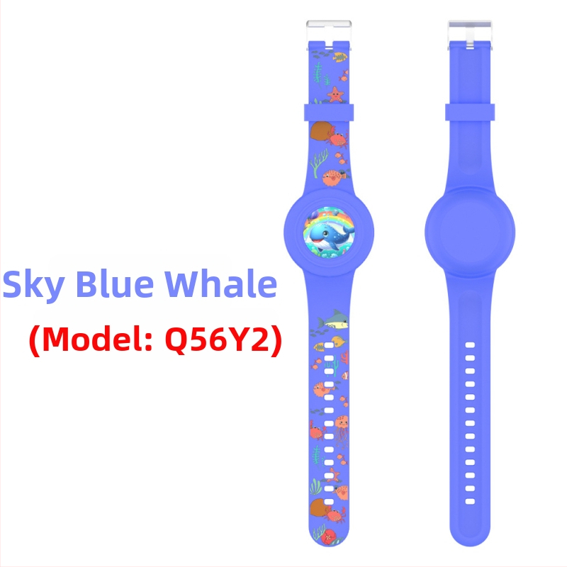 Κάλυμμα λουριού από σιλικόνη για Apple AirTag – Αδιάβροχο, χαριτωμένο στυλ κινούμενο σχέδιο, χύτευση με έγχυση, σειρά Waterproof Strap Cover, μοντέλο Waterproof Strap Cover