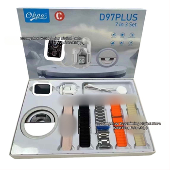 Smartwatch D96/D97/D98/D99 Plus s više stilova silikonskih narukvica, TFT zaslon, Bluetooth pozivi, pametni podsjetnici, bežično punjenje, kompatibilan s iOS