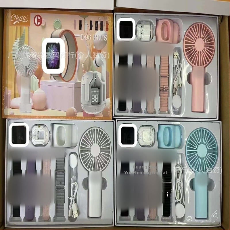 Smartwatch D96/D97/D98/D99 Plus s više stilova silikonskih narukvica, TFT zaslon, Bluetooth pozivi, pametni podsjetnici, bežično punjenje, kompatibilan s iOS