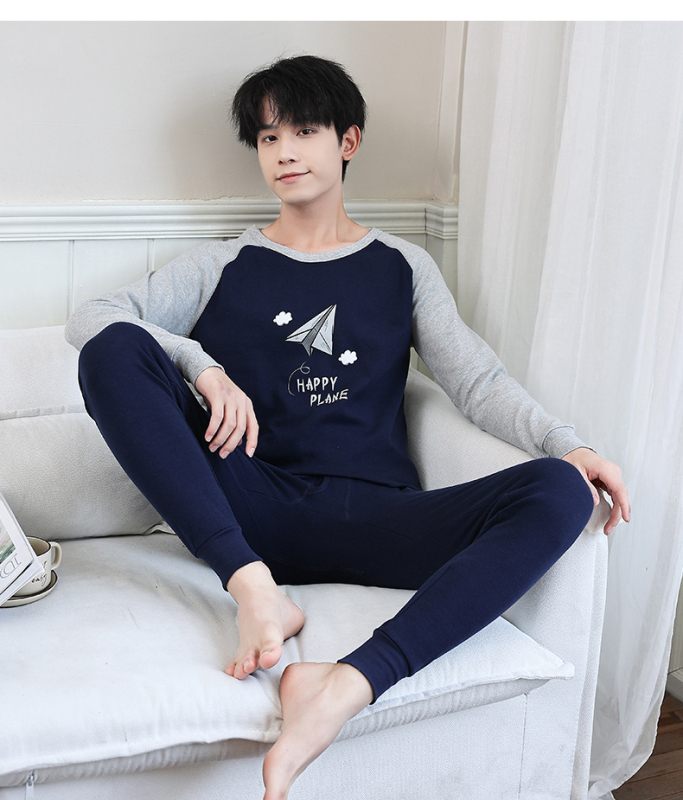 Set termo donjeg rublja za tinejdžere – antibakterijski pamuk 100%, topao, 210 g, jednoslojni