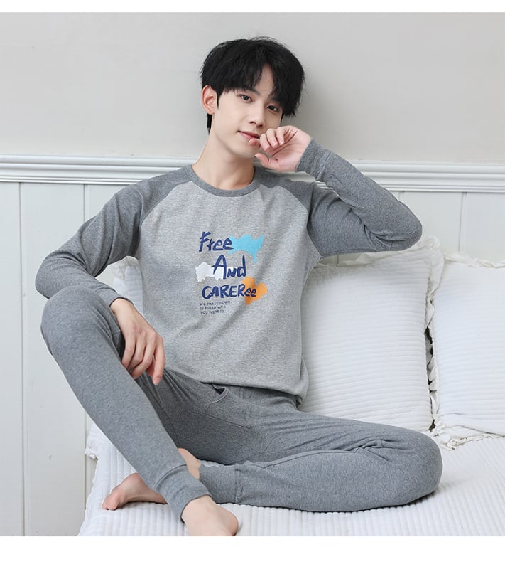 Set termo donjeg rublja za tinejdžere – antibakterijski pamuk 100%, topao, 210 g, jednoslojni