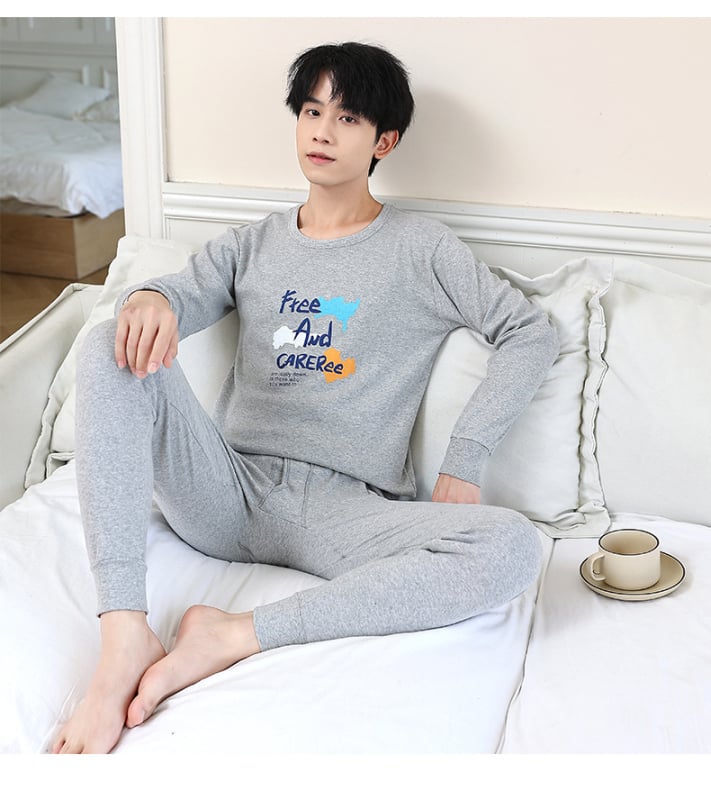 Set termo donjeg rublja za tinejdžere – antibakterijski pamuk 100%, topao, 210 g, jednoslojni