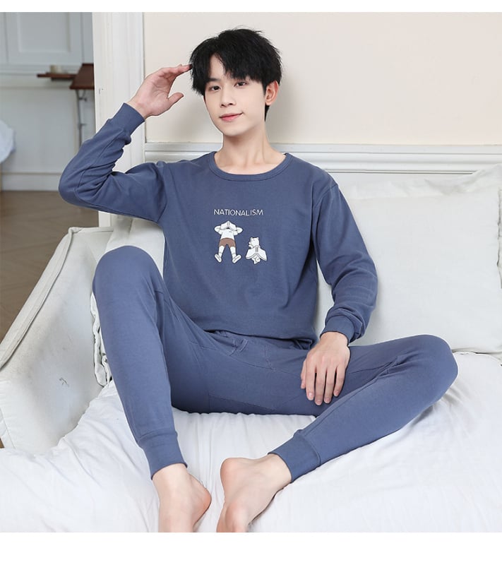 Set termo donjeg rublja za tinejdžere – antibakterijski pamuk 100%, topao, 210 g, jednoslojni