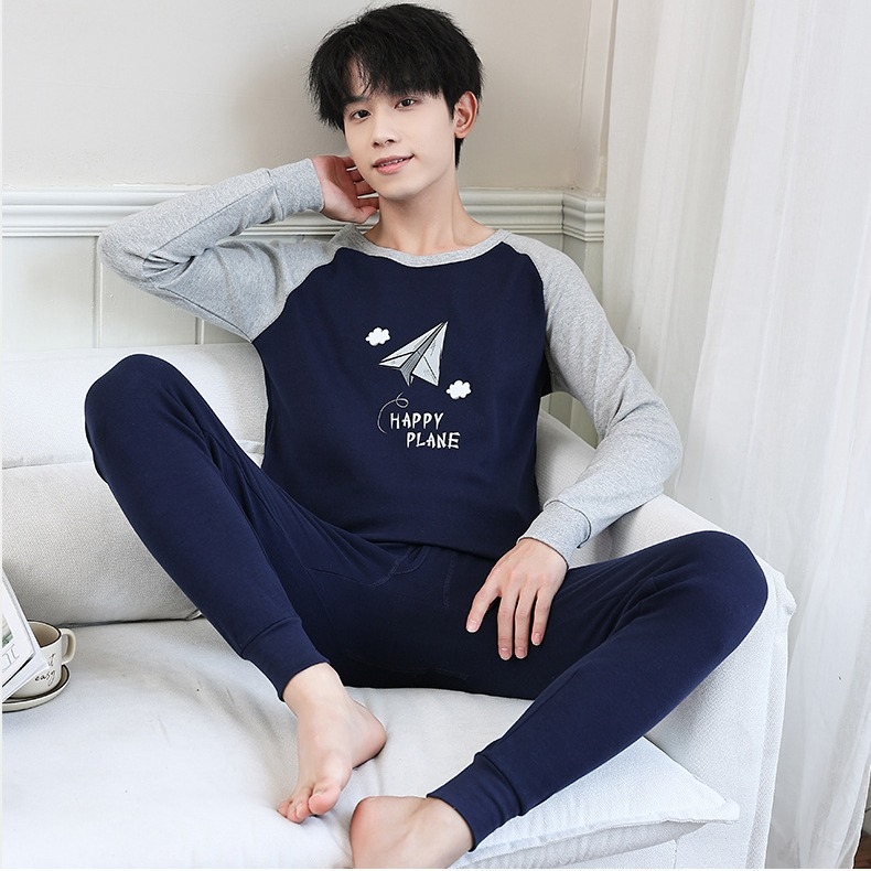 Set termo donjeg rublja za tinejdžere – antibakterijski pamuk 100%, topao, 210 g, jednoslojni