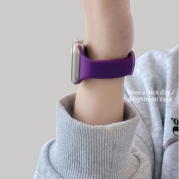 Silikonska narukvica za Apple Watch 11, prozračna ljetna sportska narukvica