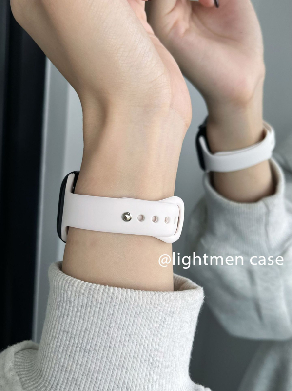 Silikonska narukvica za Apple Watch 11, prozračna ljetna sportska narukvica