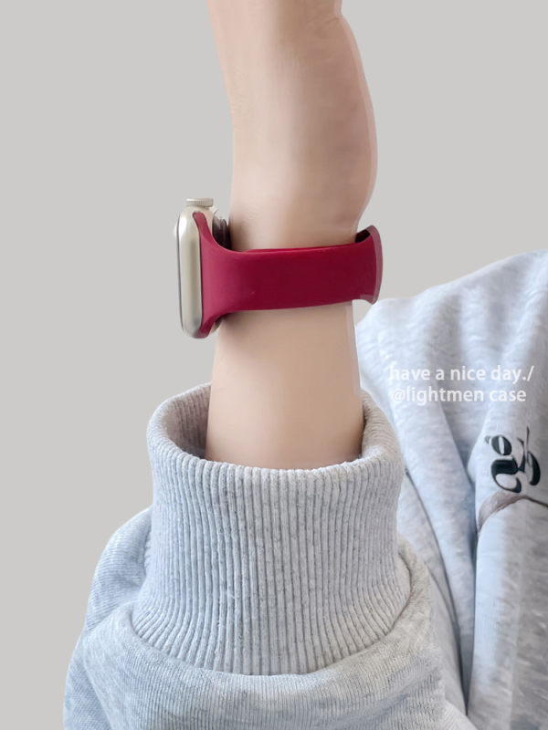 Silikonska narukvica za Apple Watch 11, prozračna ljetna sportska narukvica
