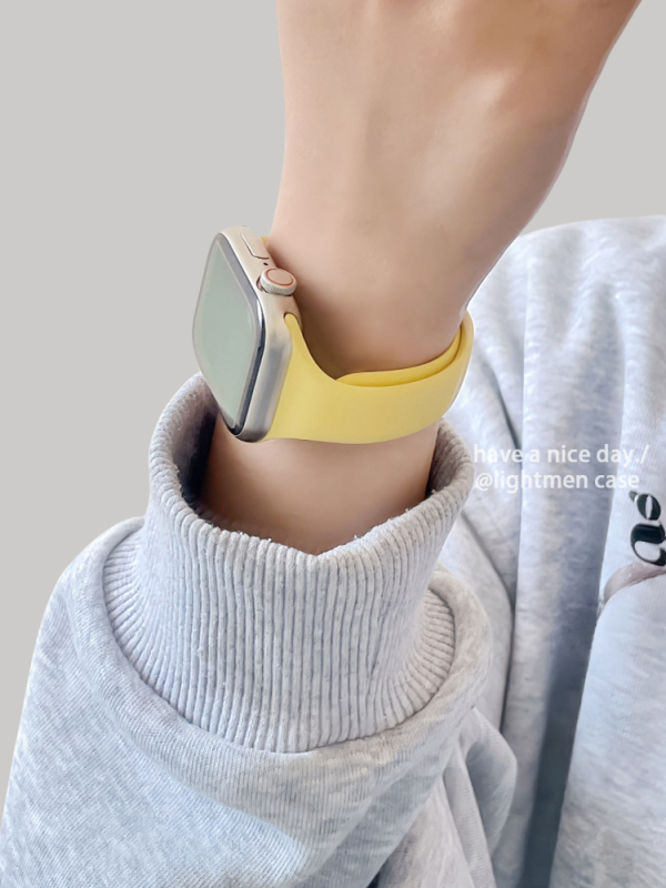 Silikonska narukvica za Apple Watch 11, prozračna ljetna sportska narukvica