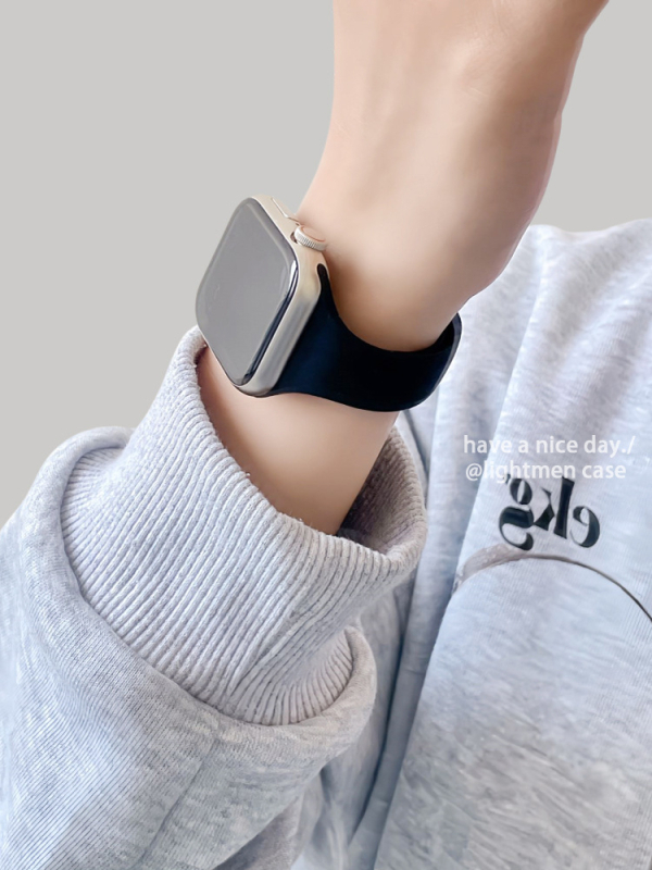 Silikonska narukvica za Apple Watch 11, prozračna ljetna sportska narukvica
