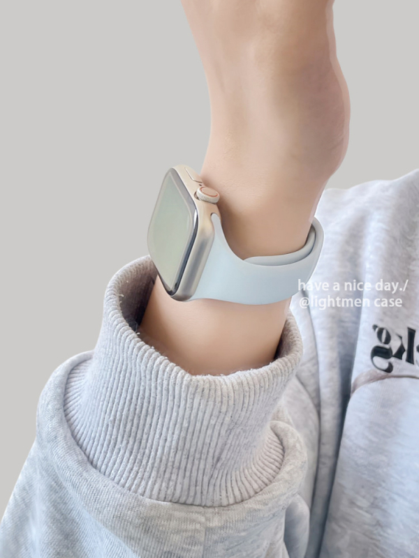 Silikonska narukvica za Apple Watch 11, prozračna ljetna sportska narukvica