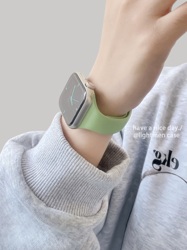 Silikonska narukvica za Apple Watch 11, prozračna ljetna sportska narukvica